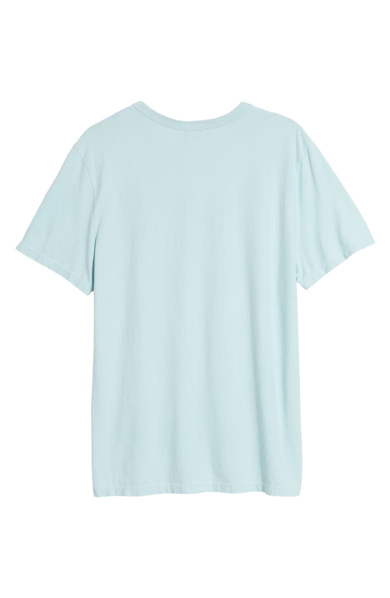 AG Clyde Short Sleeve Henley, Alternate, color, Sulfur X Ocean Stone