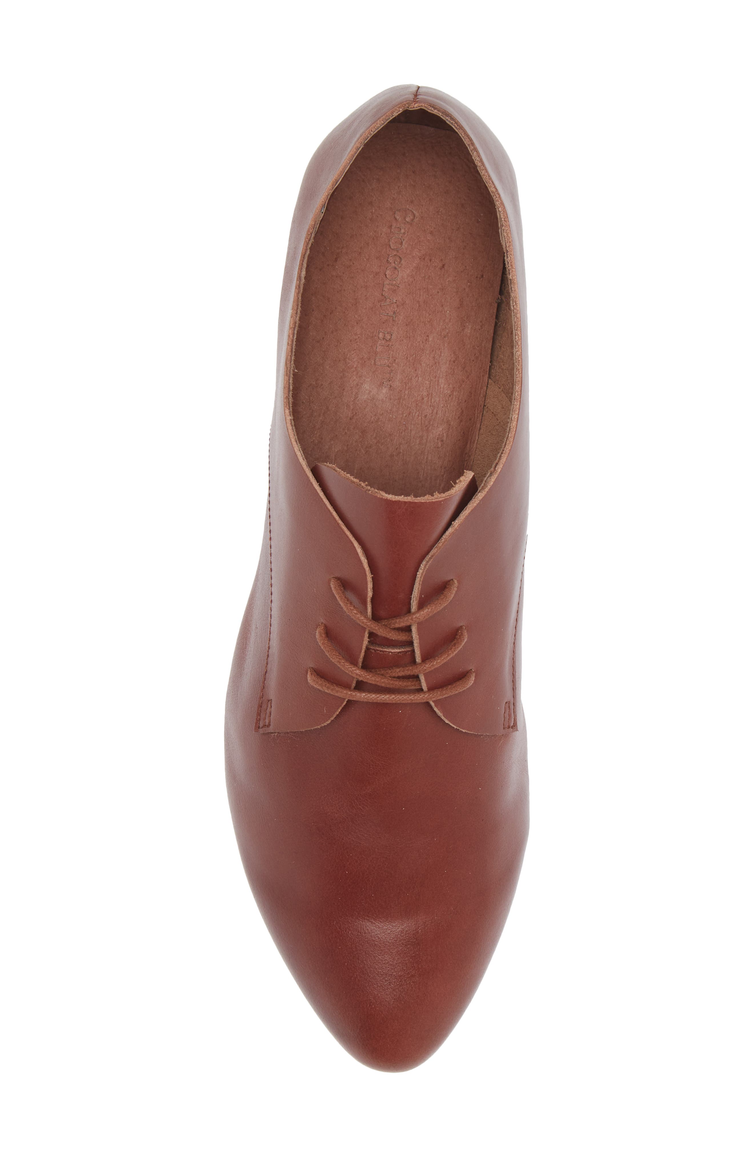 Emil Derby, Alternate, color, BROWN LEATHER