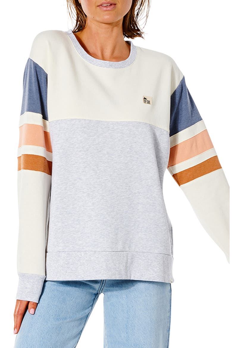 Gilder Crewneck Sweatshirt, Main, color, LIGHT GREY HEATHER