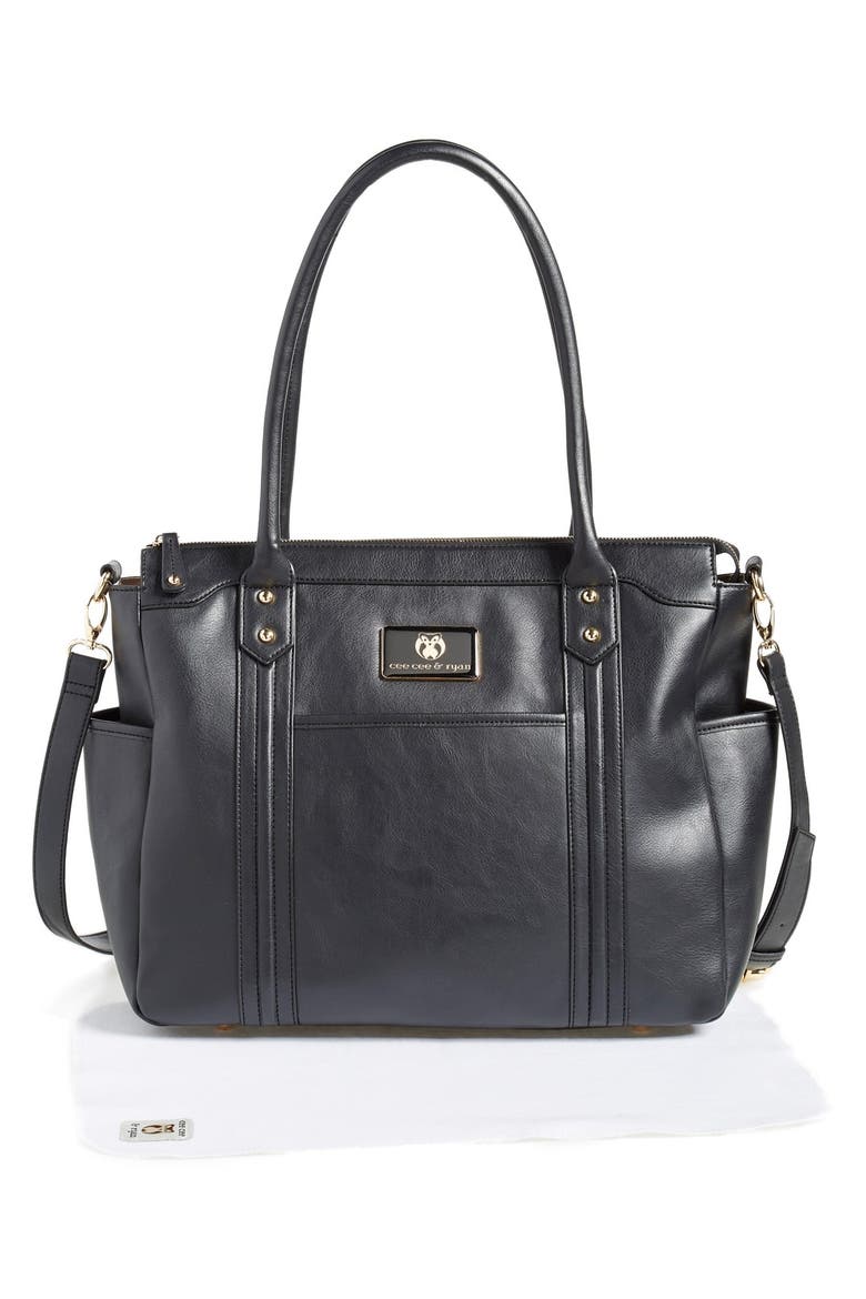 'Tesla' Baby Bag, Alternate, color, BLACK