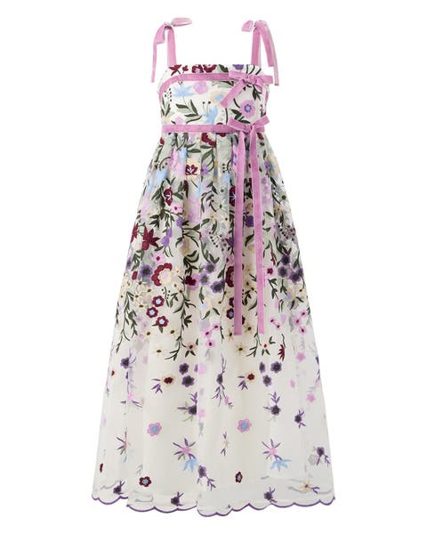 Chantelle Embroidered Maxi Dress