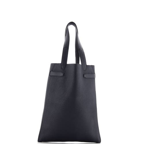 Pre-owned Hermes Hermes Vertige Tote Leather In Blue