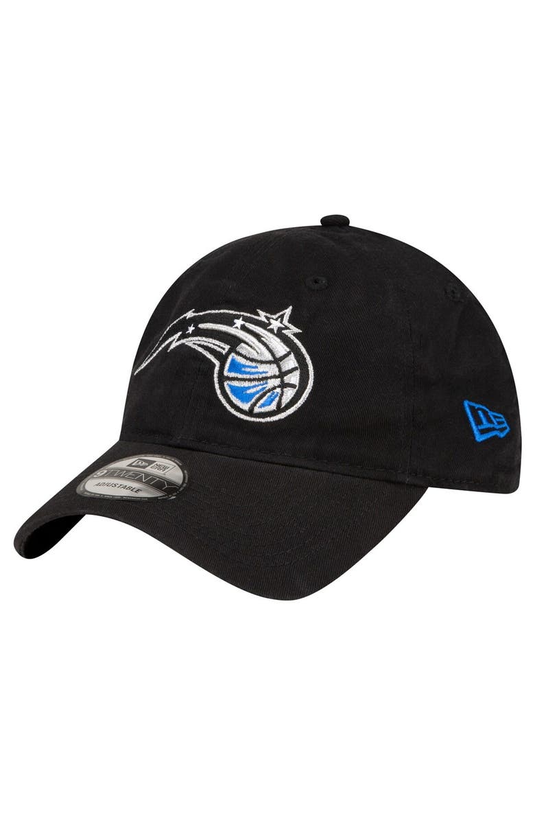 New Era Men's New Era Black Orlando Magic Team 2.0 9TWENTY Adjustable Hat, Main, color, Black