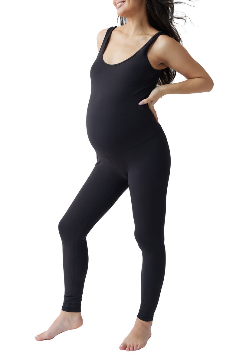 Ingrid & Isabel<sup>®</sup> Assorted Set of 2 Maternity Jumpsuits, Alternate, color, Black/ Navy
