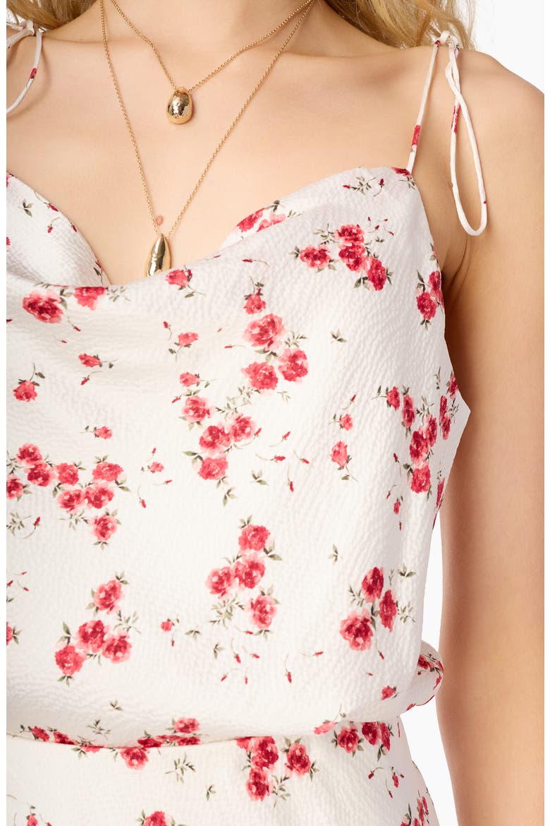 Azra Floral Hammered Satin Camisole, Alternate, color, CANDIED ROSE