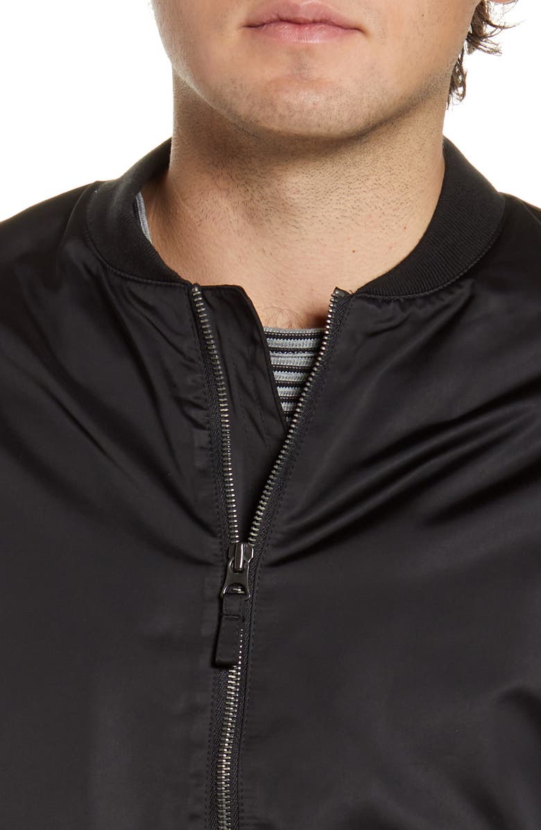 Bonobos Slim Fit Moto Bomber Jacket, Alternate, color, 