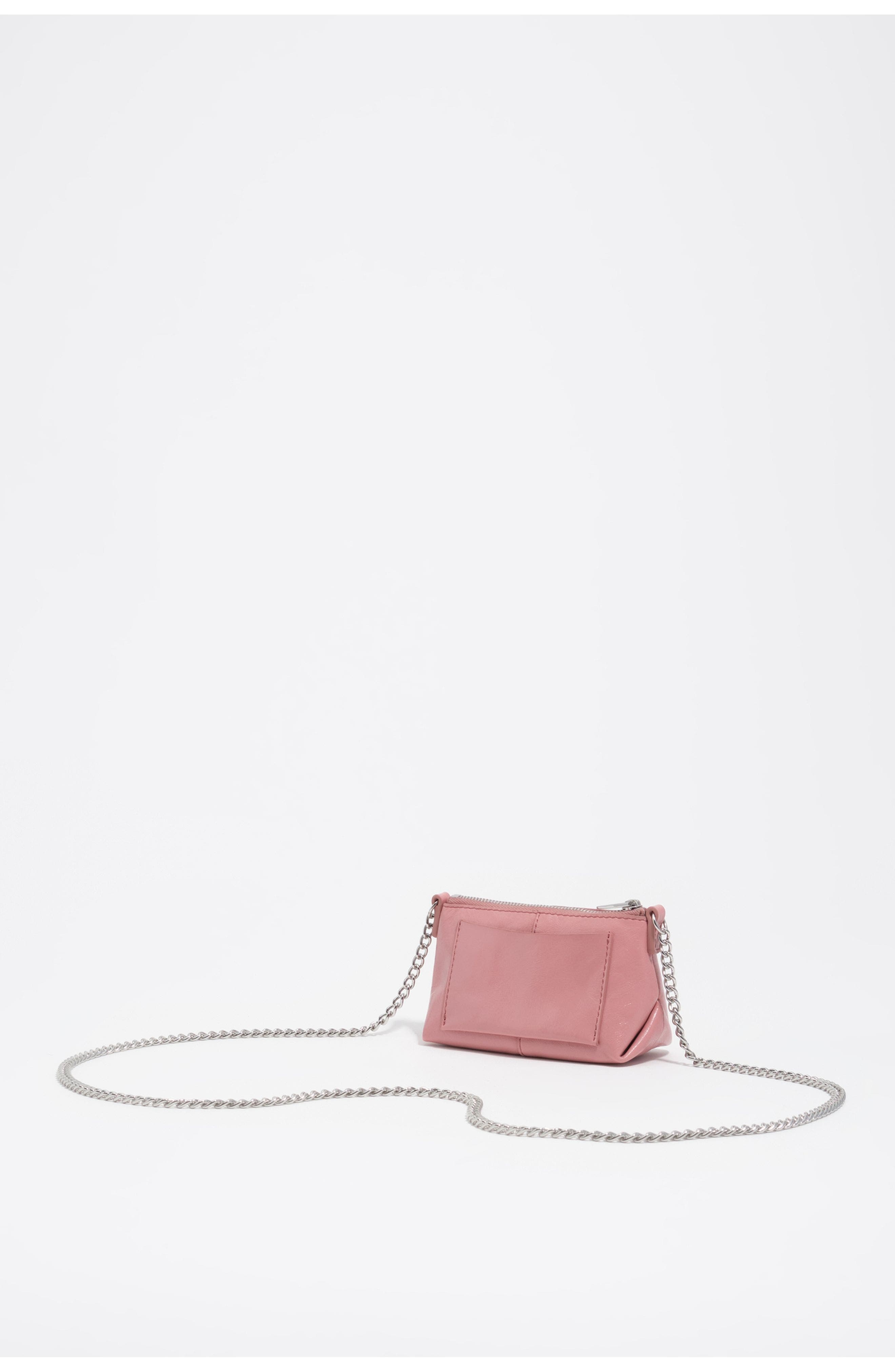 Bimba y Lola Micro Leather Crossbody Bag, Alternate, color, Pink