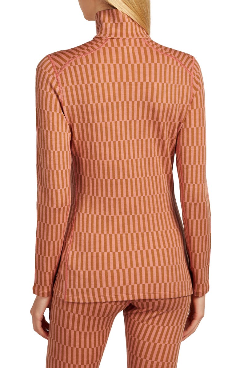 Icebreaker Merino Wool 260 Vertex Half Zip Top, Alternate, color, Trail/ Acid Pink/ J