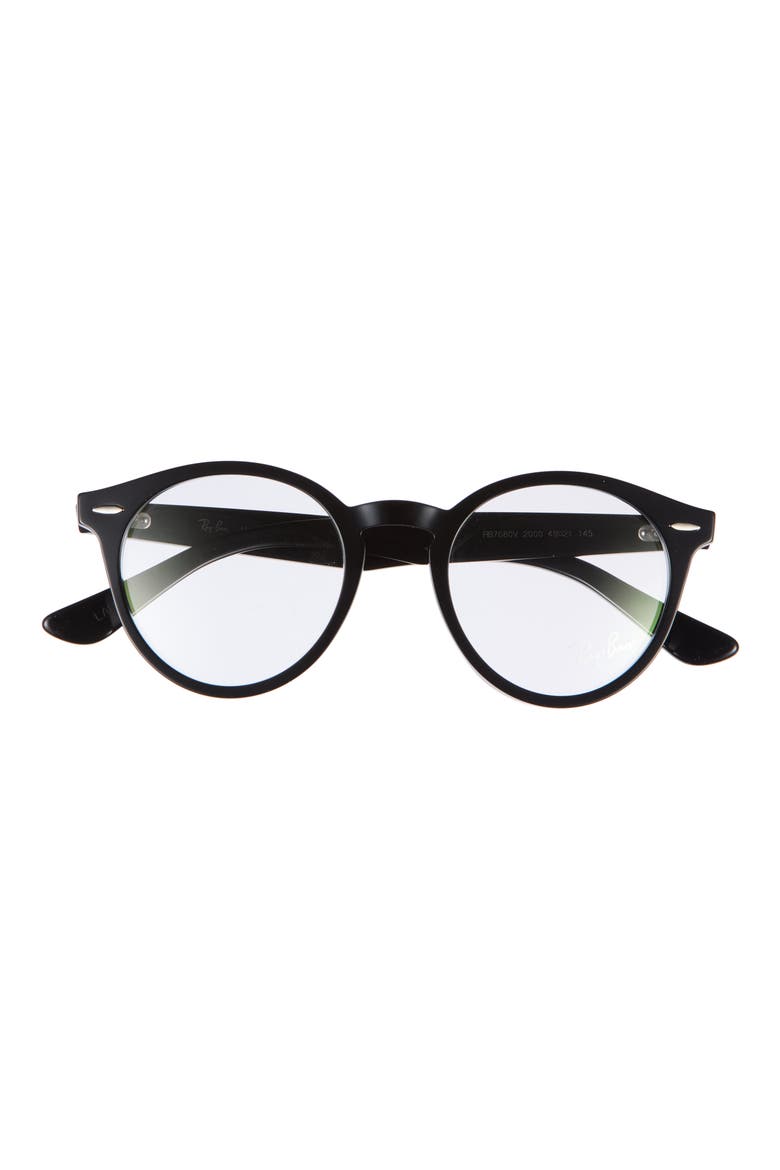 49mm Phantos Optical Glasses, Main, color, BLACK