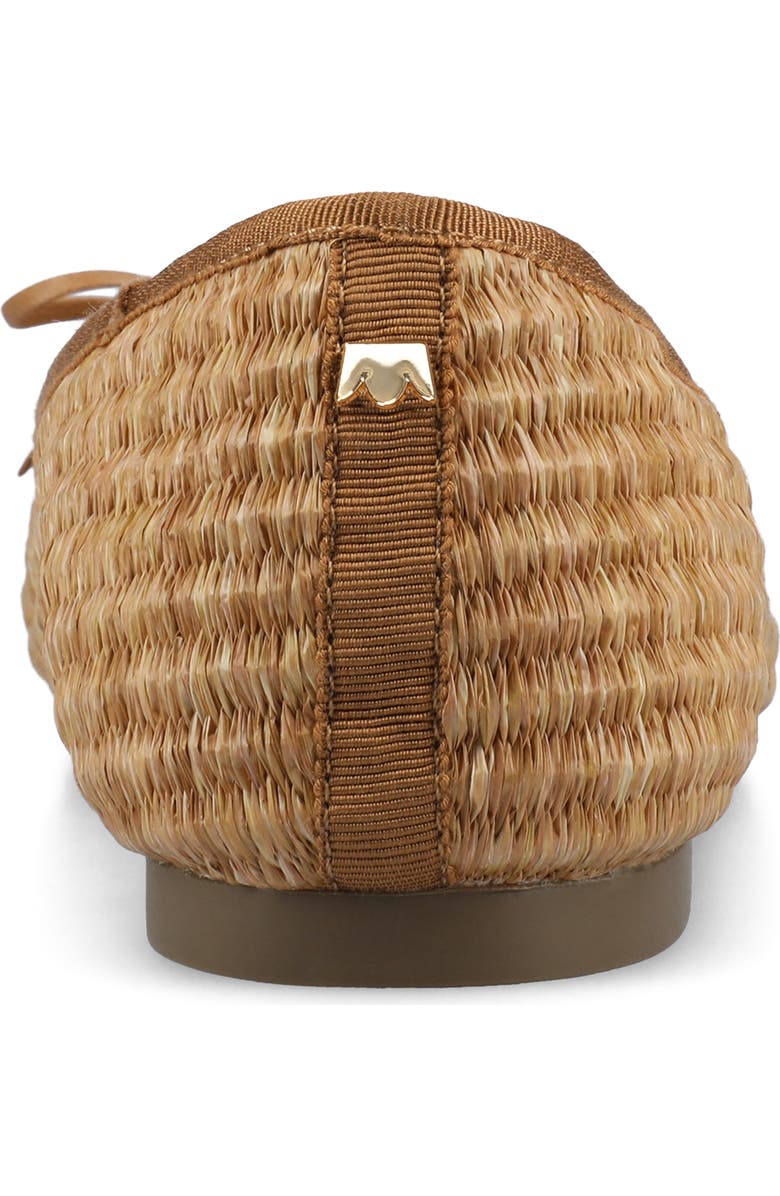 Birdies The Songbird Flat, Alternate, color, Tan Raffia