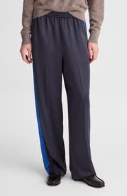 Madewell The Easy Pull-On Satin Track Pant