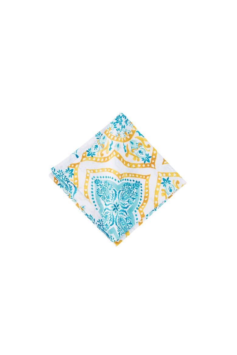 Terrace Medallion Napkin Set of 6, Alternate, color, Blue
