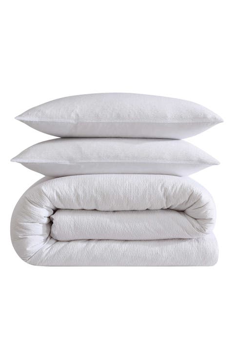 Seersucker Duvet Cover & Sham Set