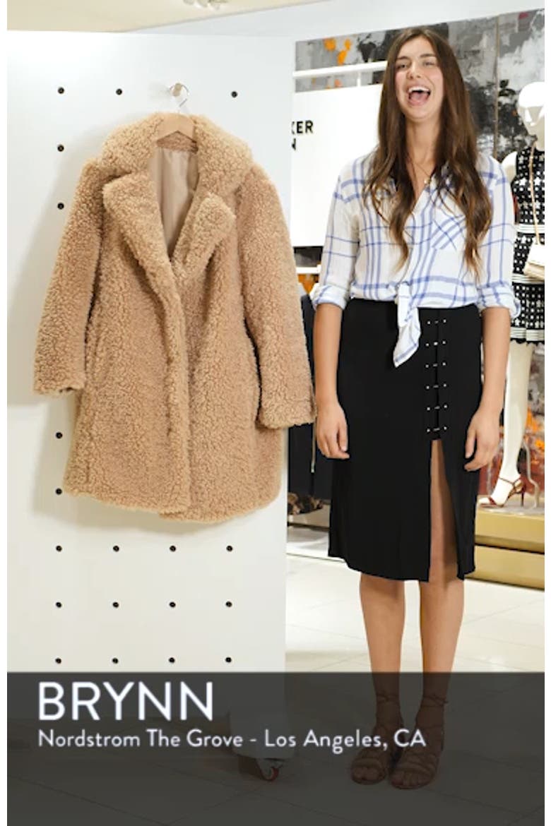 Faux Shearling Coat video