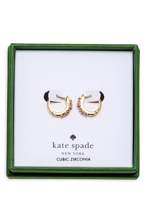 Crystal Mini Huggie Hoop Earrings