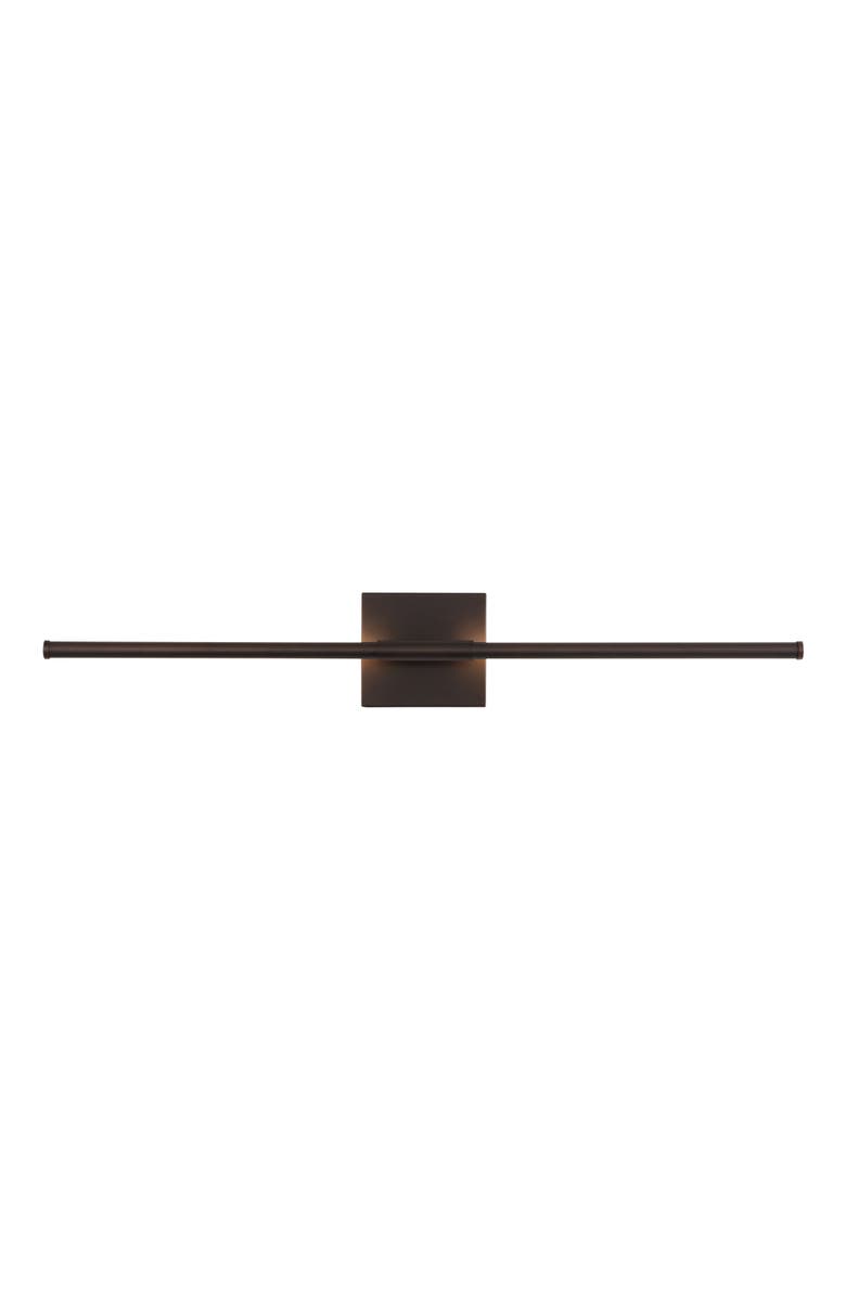JONATHAN Y Makena Modern Minimalist Dimmable Integrated LED Metal Wall Sconce, Main, color, Oil Rubbed Bronze