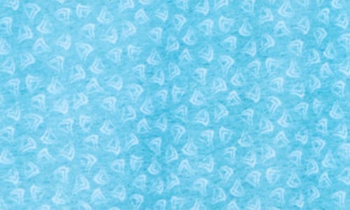 Greg Norman Print Knit Golf Polo In Blue