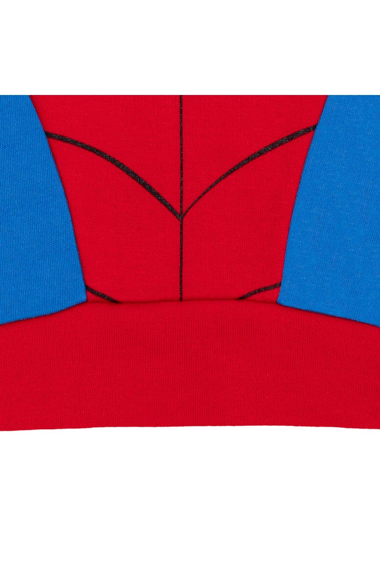 Spider-Man Cosplay Fleece Pullover Hoodie, Alternate, color, Spider Man Red Blue