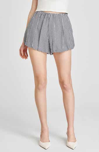 WAYF x Styled by COCO! Maggie Gingham Bubble Shorts