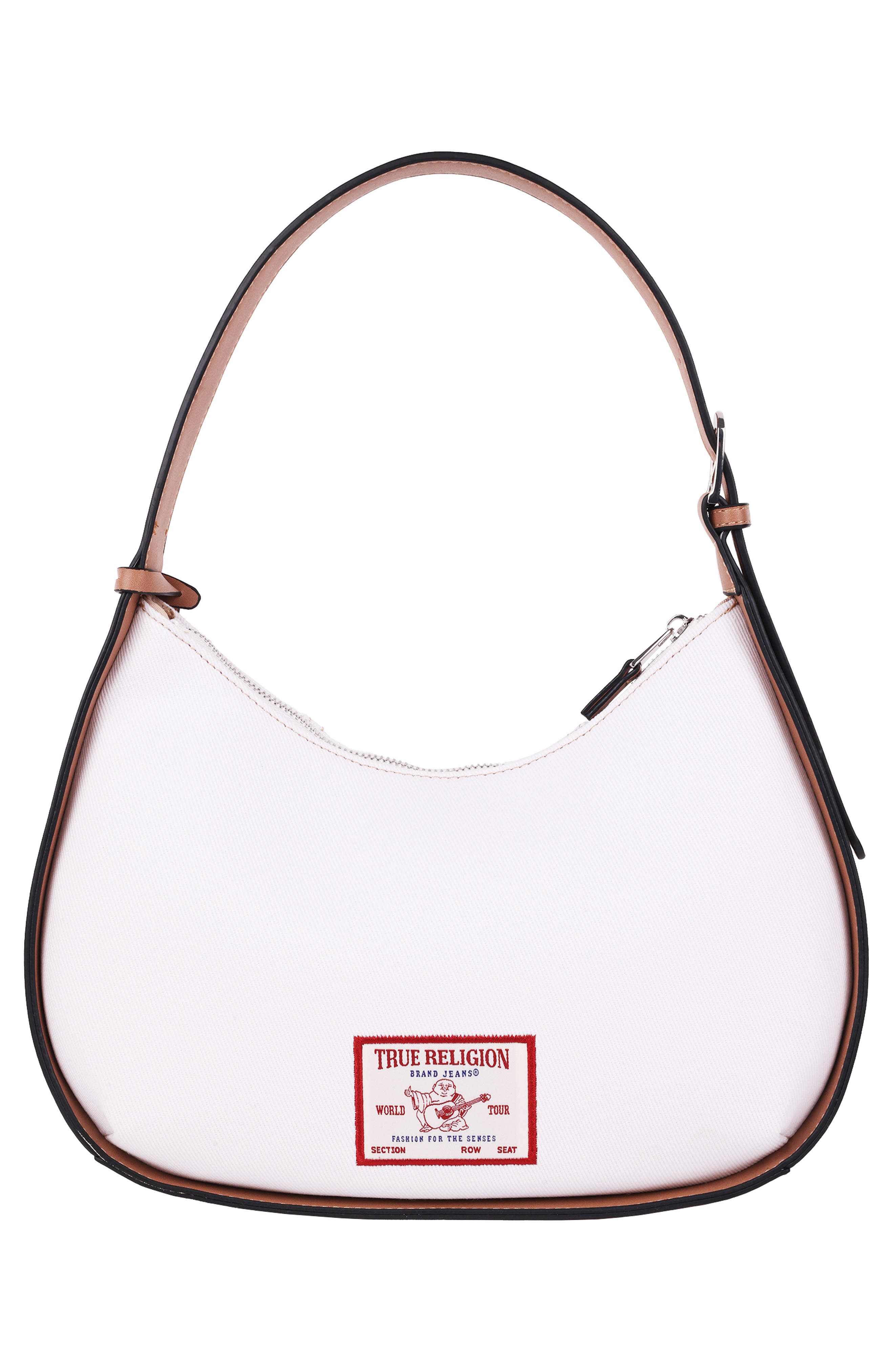 Horseshoe Pocket Medium Hobo, Alternate, color, WHITE