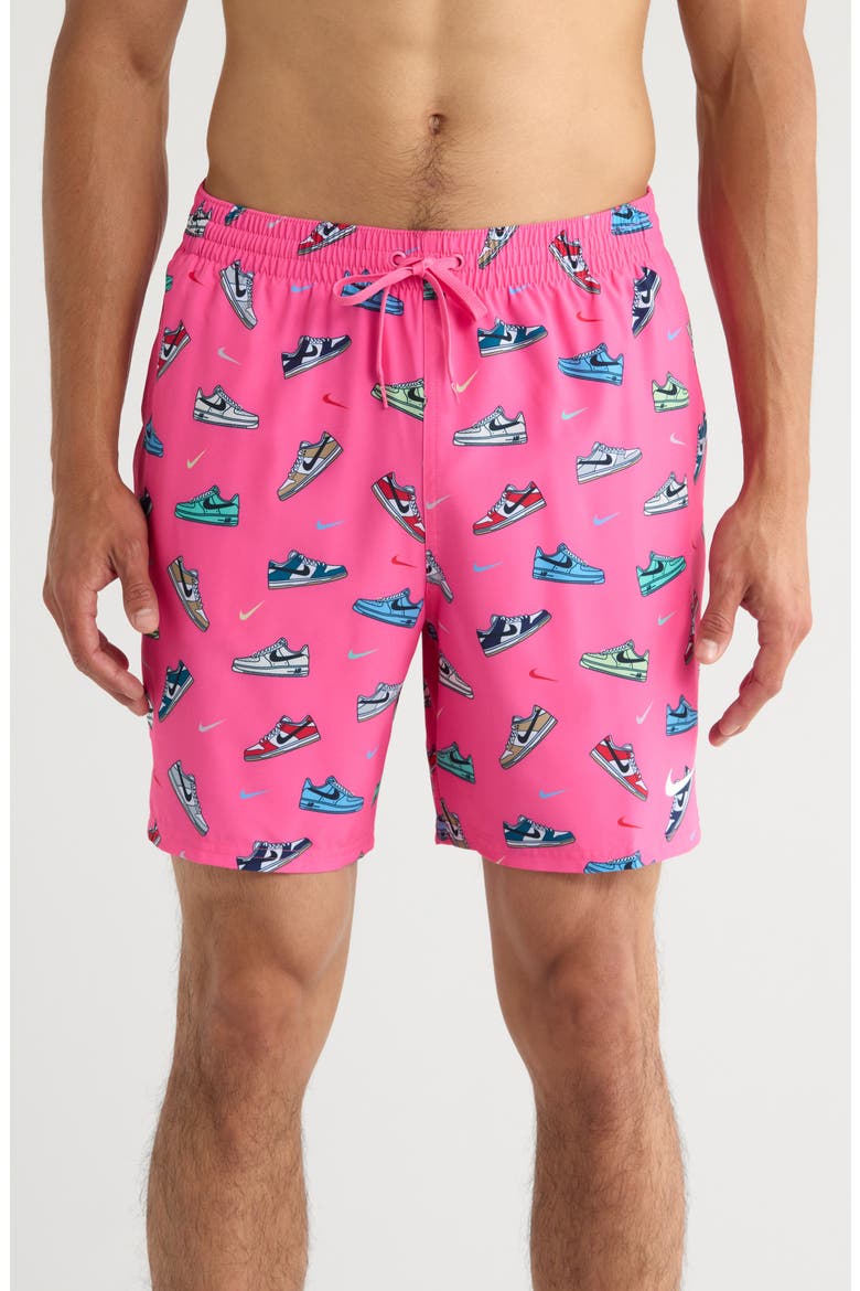 7-Inch Swim Trunks, Main, color, PINKSICLE