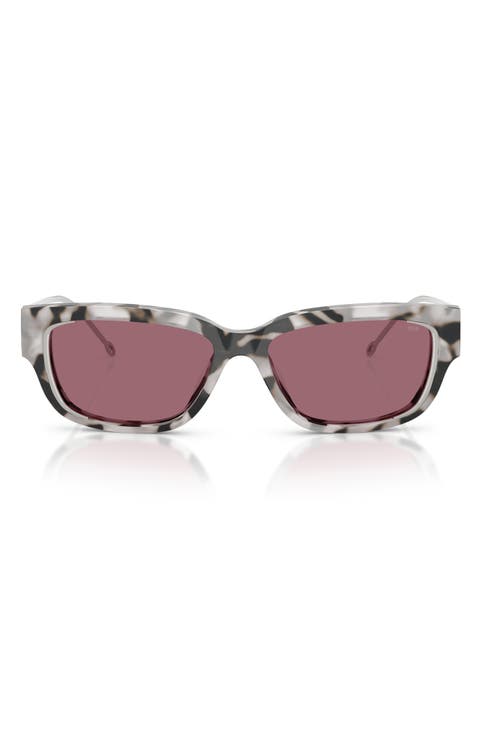 56mm Rectangular Sunglasses