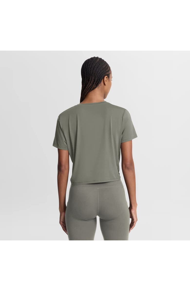 Nike Women's Nike Olive Los Angeles Dodgers One Twist Dri-FIT Cropped T-Shirt, Alternate, color, Olive
