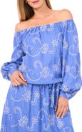 Vince Camuto Eyelet Off the Shoulder Long Sleeve Top