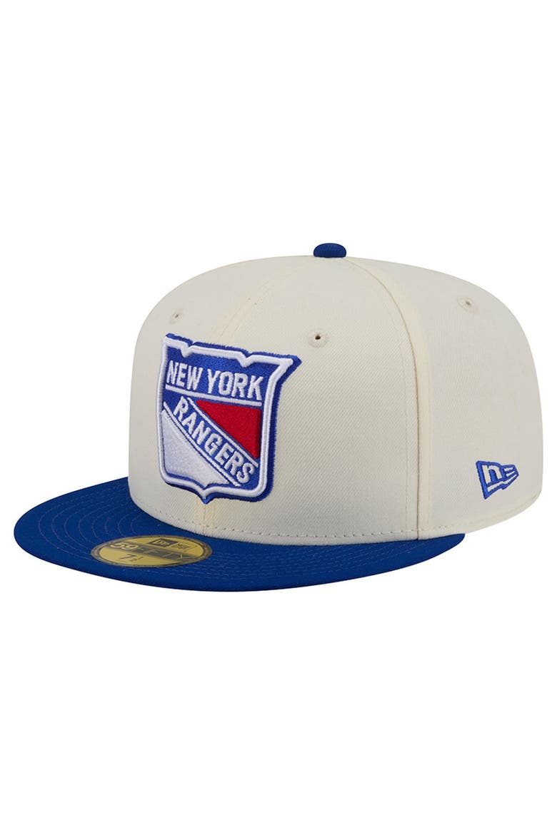 Men's New Era  Cream New York Rangers America's 250th Two-Tone 59FIFTY Fitted Hat, Alternate, color, Cream