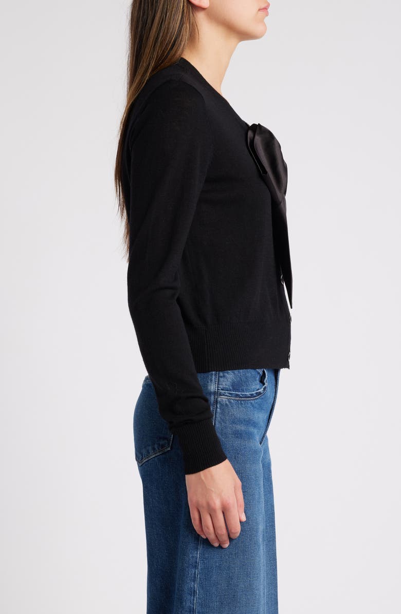 Favorite Daughter The Take a Bow Cardigan, Alternate, color, Black