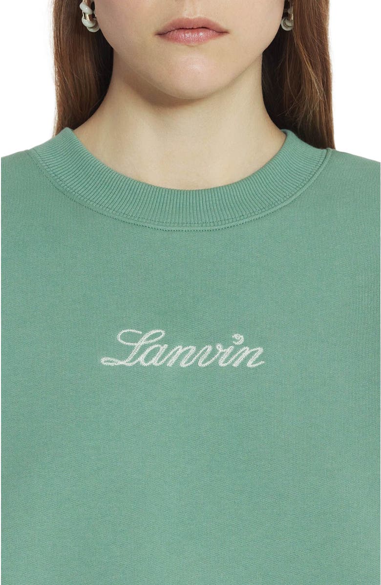 Lanvin EMBROIDERED SWEATSHIRT, Alternate, color, 