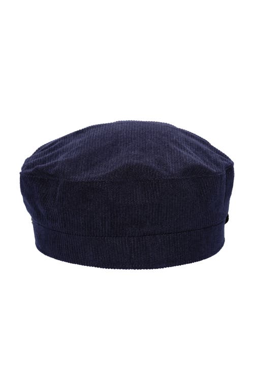 Lauren Ralplh Lauren Corduroy Brim Cap In Blue