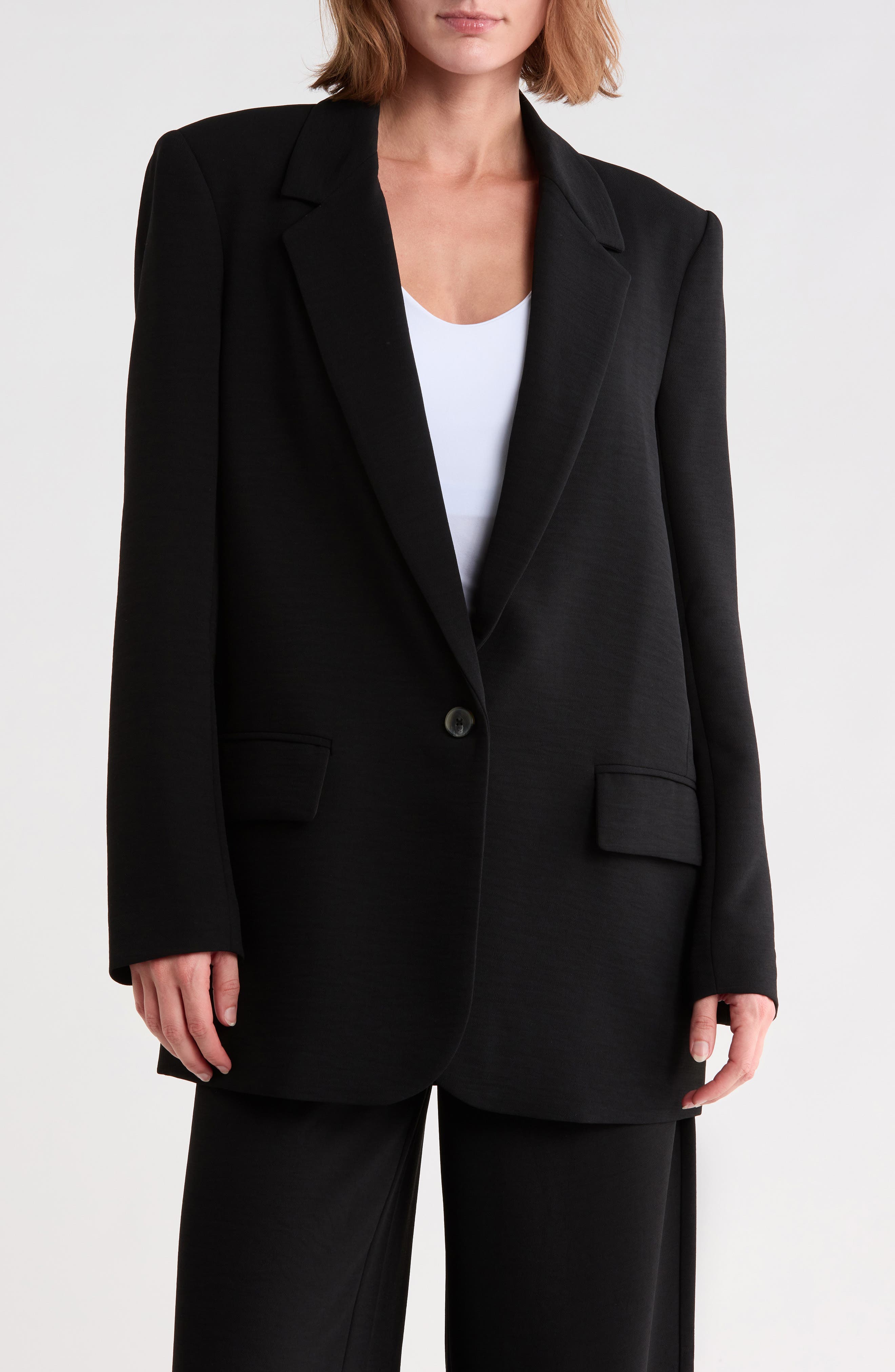 Oversized Crepe Blazer
