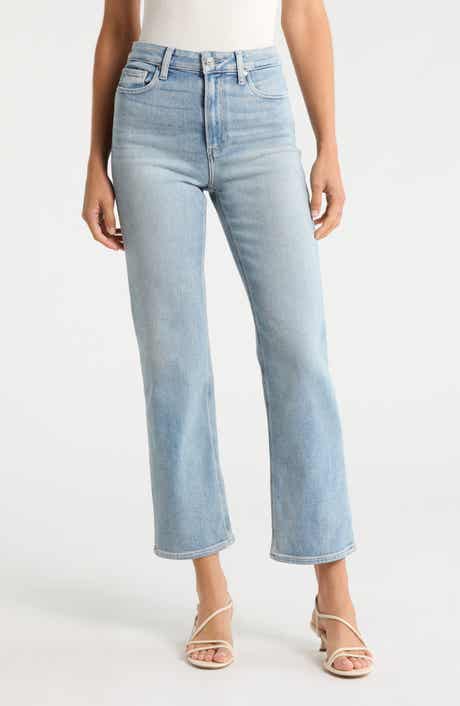 Stevie High Waist Ankle Straight Leg Jeans