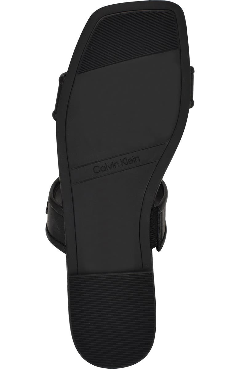 Calvin Klein Felisa Two-Strap Sandal, Alternate, color, Black