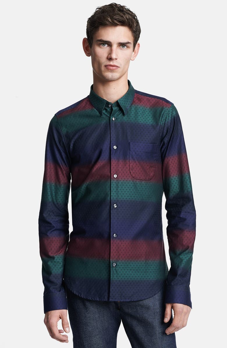 KENZO 'Cloud' Jacquard Sport Shirt, Main, color,