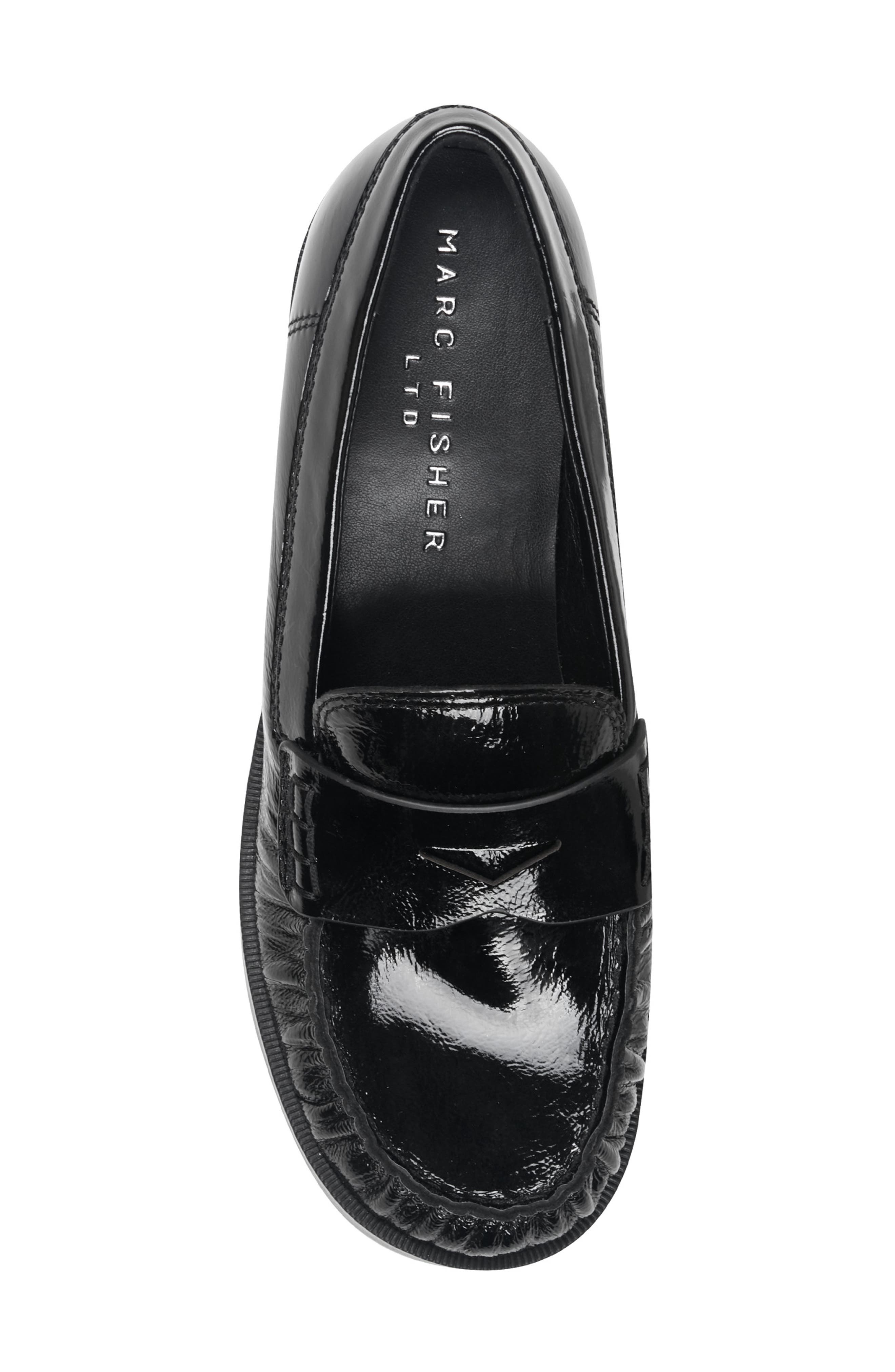 Nell Penny Loafer, Alternate, color, BLACK