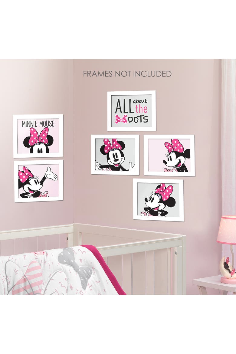 Disney Baby Minnie Mouse Unframed Nursery/Child Wall Art, Alternate, color, Multicolor