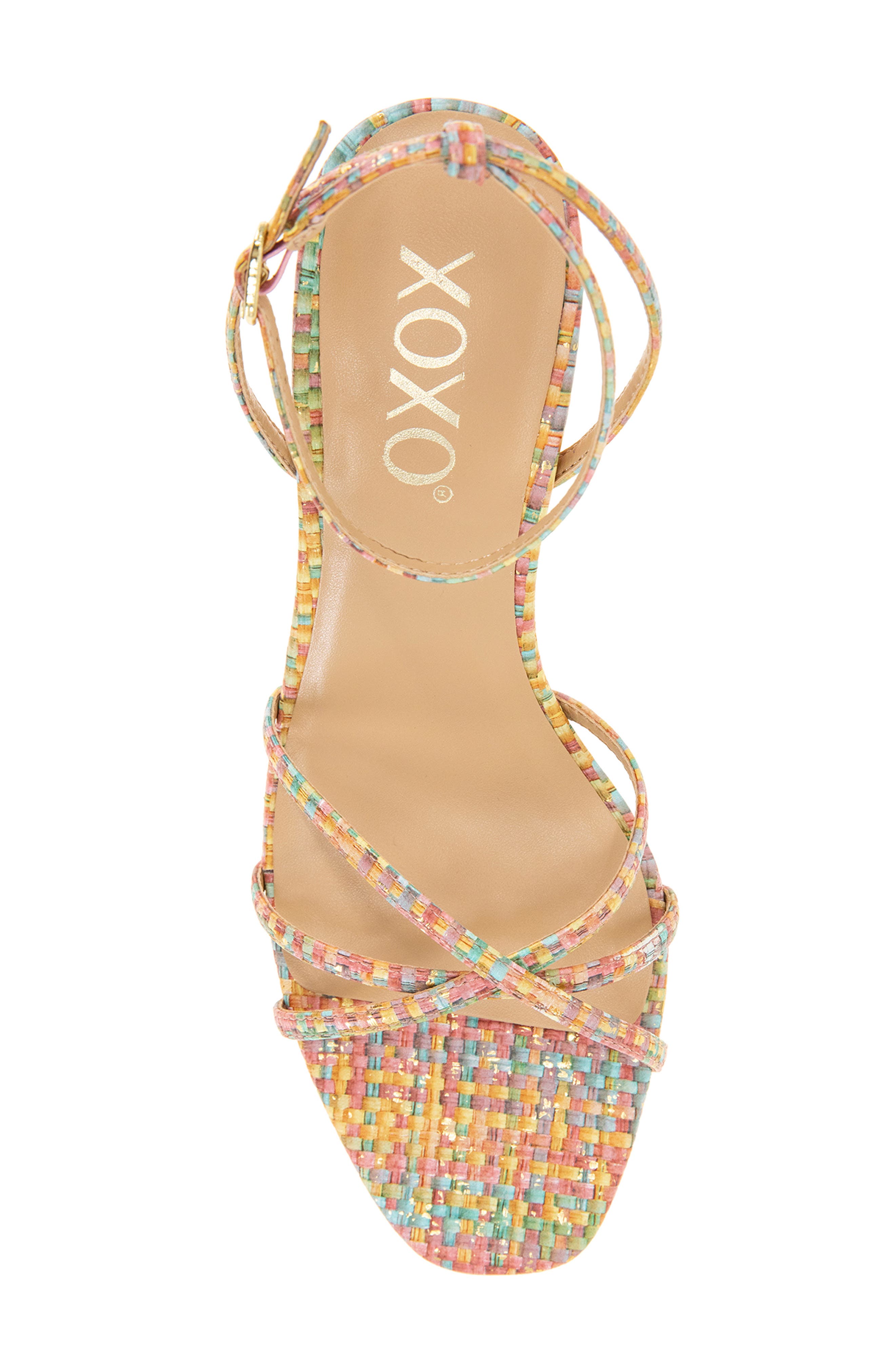XOXO Nicole Kitten Heel Sandal, Alternate, color, 