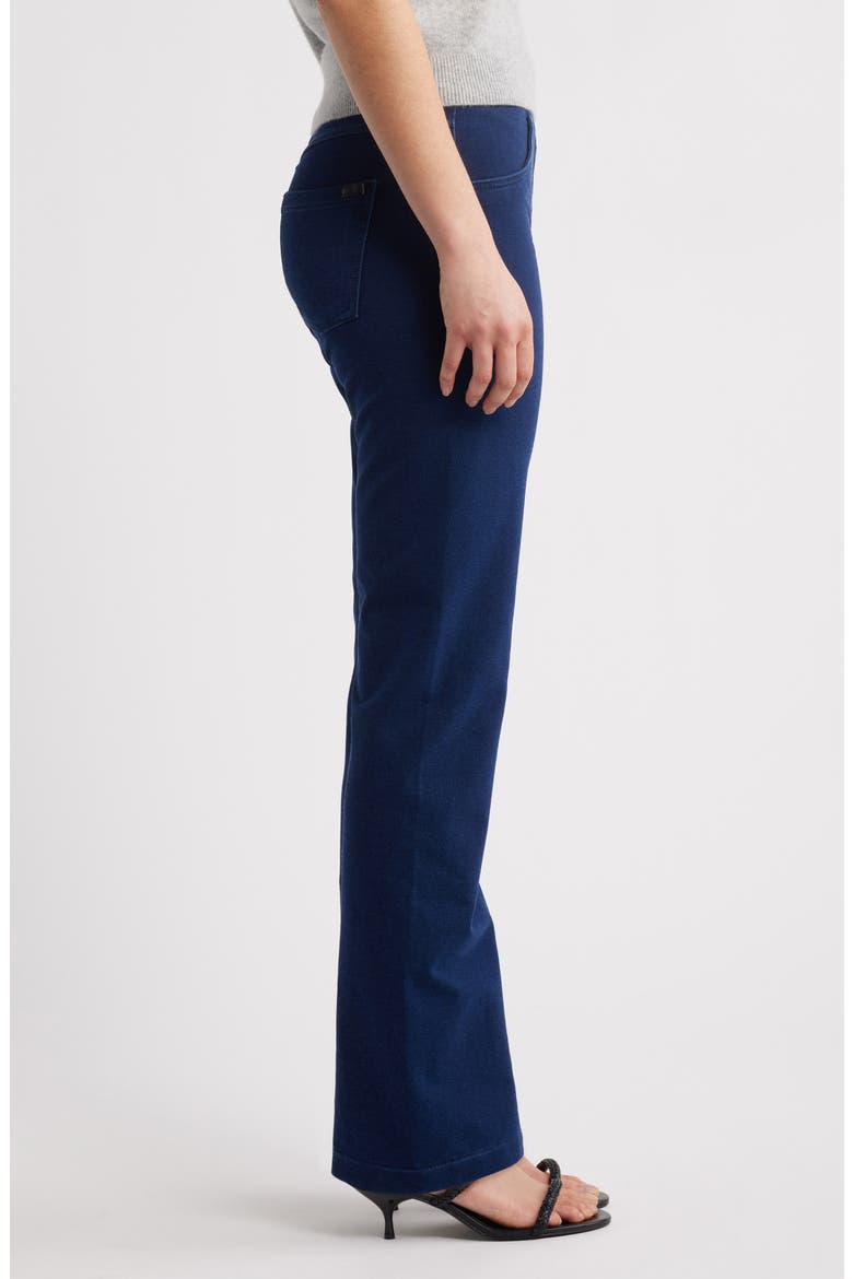 Game Changing High Waist Straight Leg Denim Leggings, Alternate, color, DARK RINSE WASH