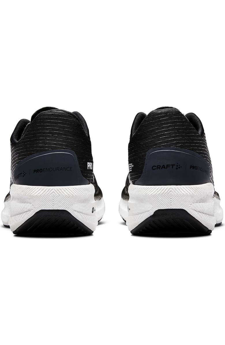 Craft Pro Endur Distance Running Shoe, Alternate, color, Black/ White