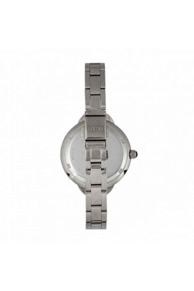 Madison Sunray Dial Bracelet Watch, Alternate, color, Silver