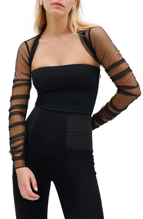 Madison Sheer Mesh Bolero