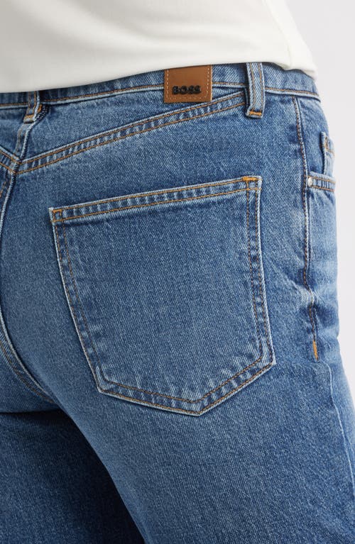 Hugo Boss Boss Parkway Slim Straight Leg Jeans In Blue