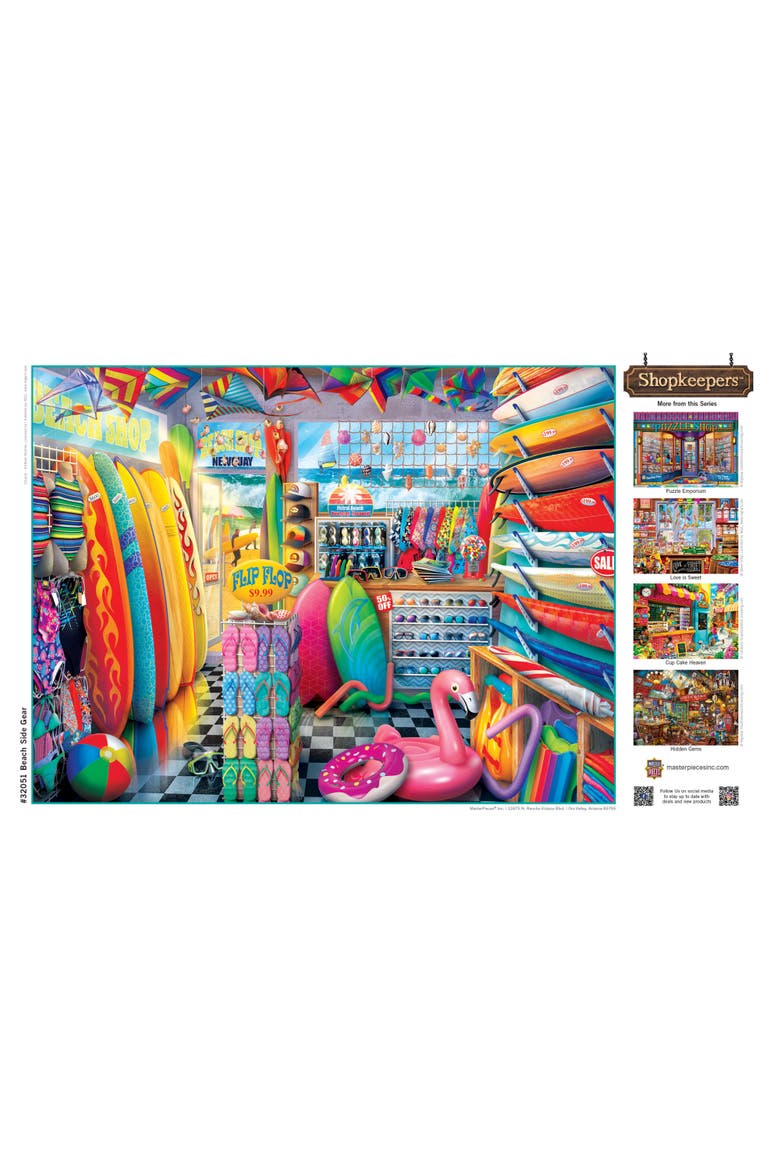 Beach Side Gear 750 Piece Jigsaw Puzzle, Alternate, color, Multicolor