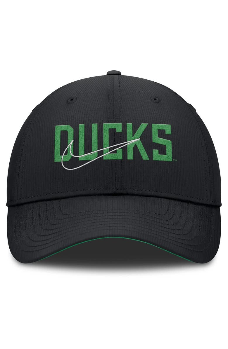 Nike Men's Nike Black Oregon Ducks Club Prep Performance Adjustable Hat, Alternate, color,