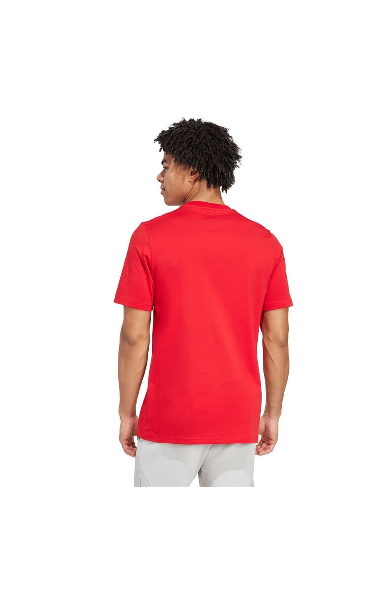 adidas Men's adidas Red Arsenal Three-Stripe Wordmark T-Shirt, Alternate, color, Red