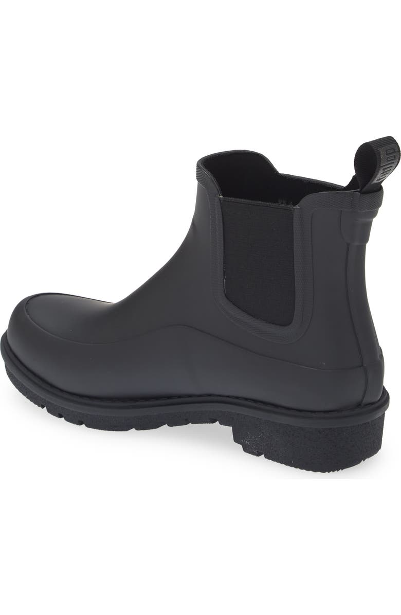FitFlop WonderWelly Waterproof Chelsea Boot, Alternate, color, All Black