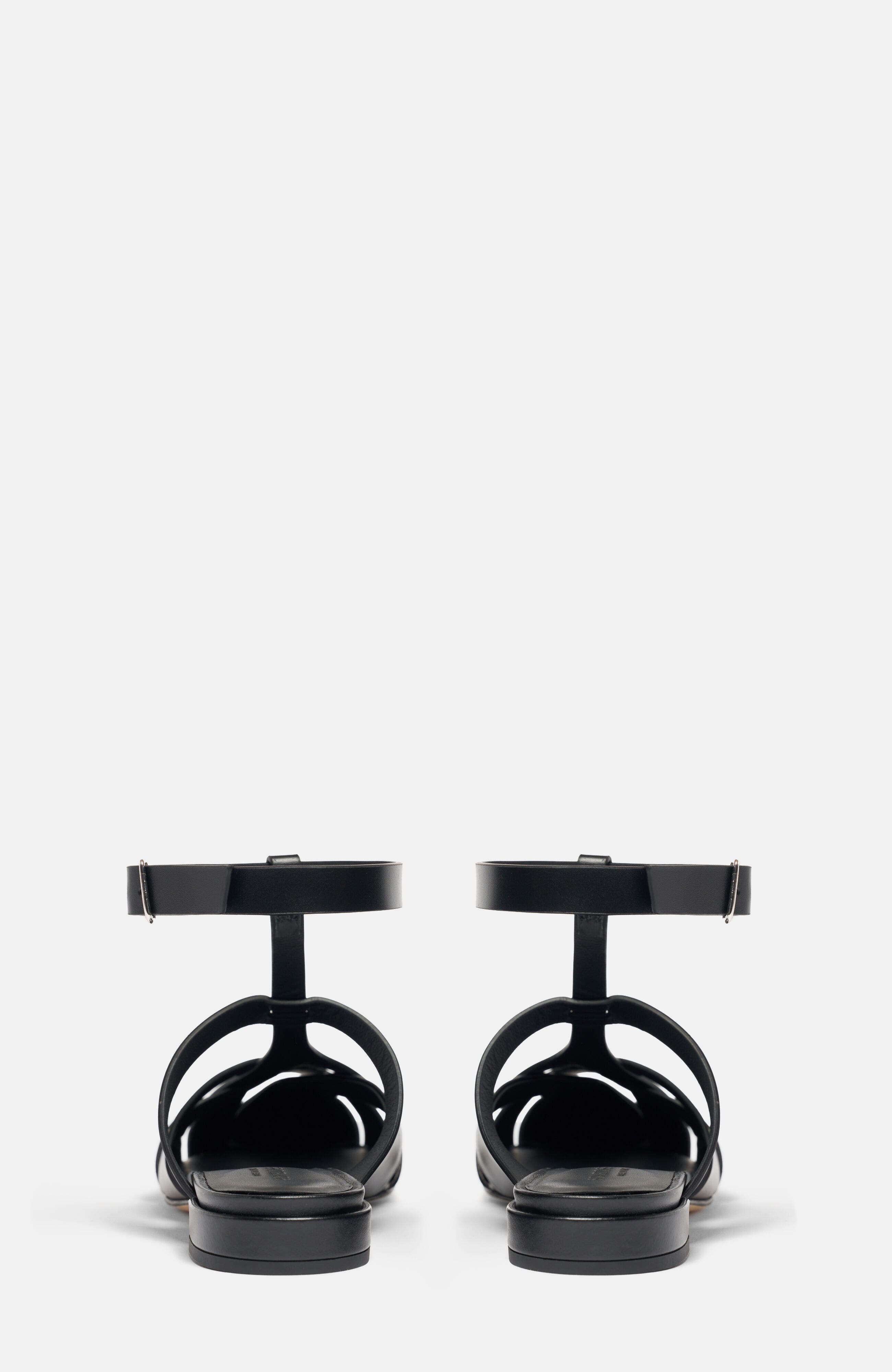 SCAROSSO Clara Ballerinas, Alternate, color, Black - Calf