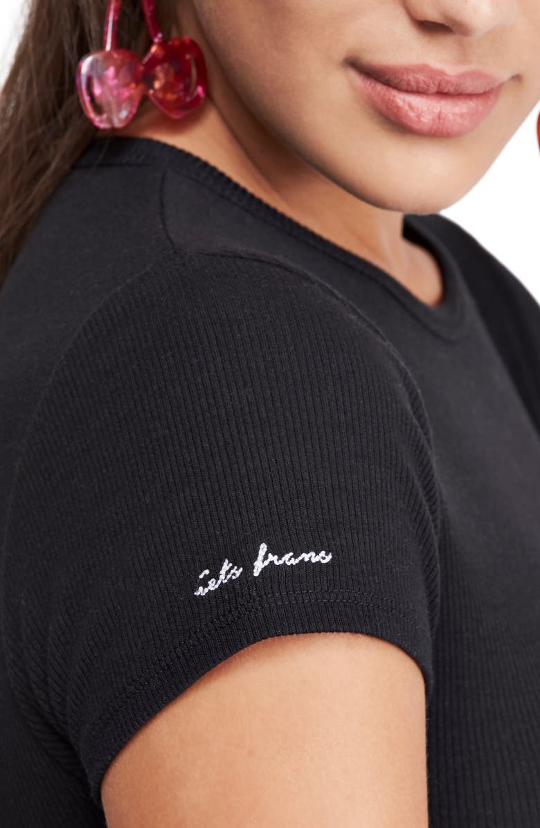 BDG Urban Outfitters Ribbed Baby Tee, Alternate, color,